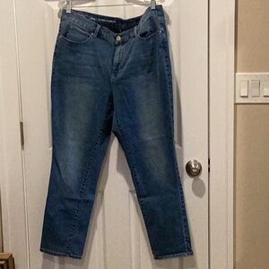 Talbots high waisted strict leg jeans